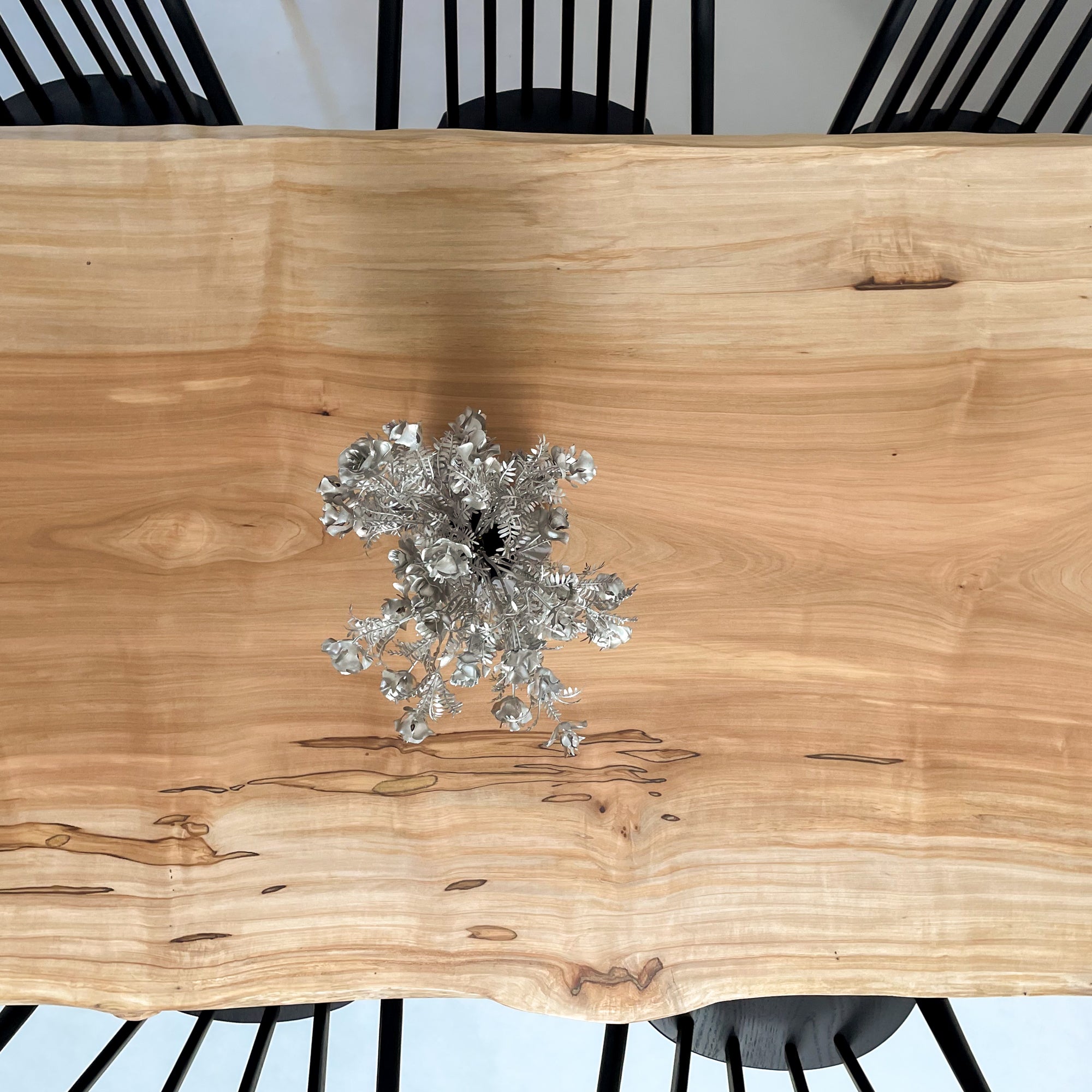 ひのきの一枚板テーブル KIDOMEIMOKU 欅一枚板ダイニングテーブル｜235cm(8人掛け