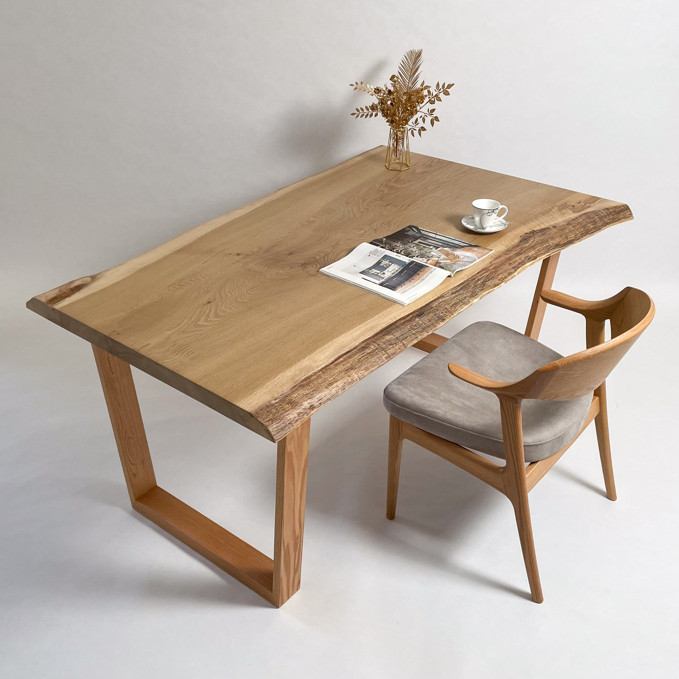 No.1828　楢（なら）/一枚板エグゼクティブデスク