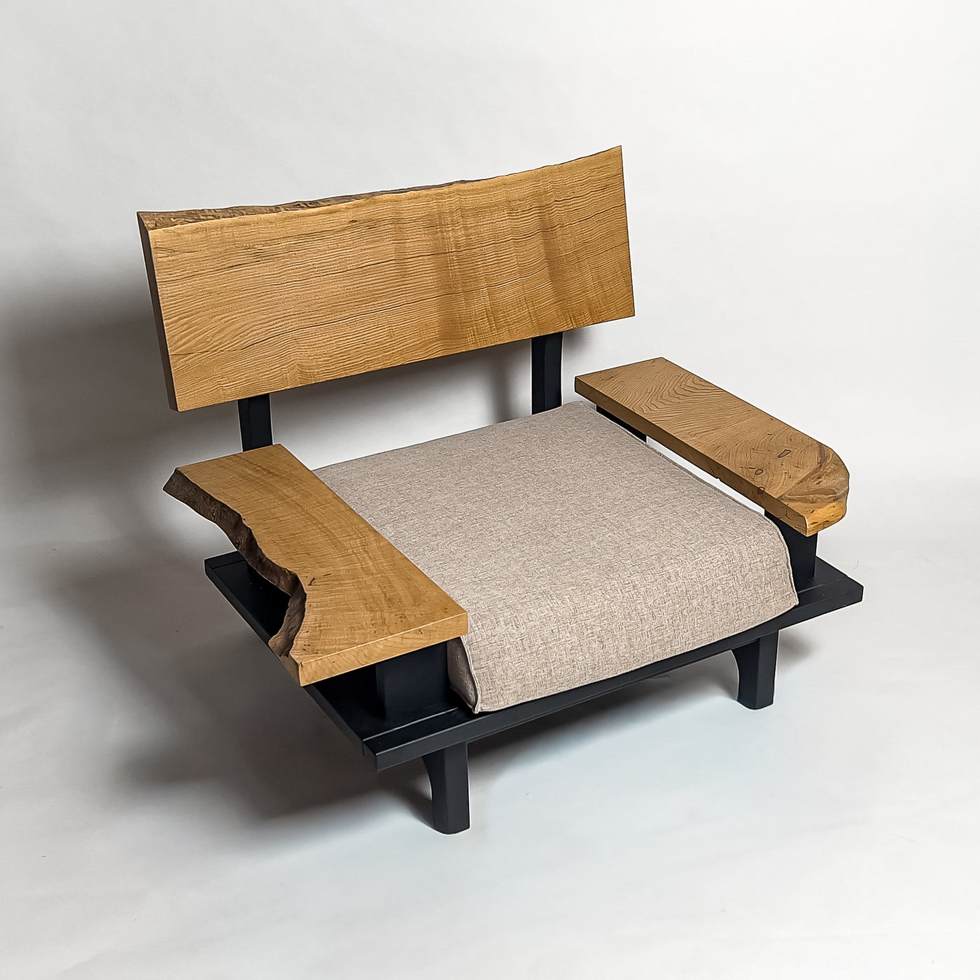 No.2253B　栗（くり）/天然無垢 一枚板ソファ