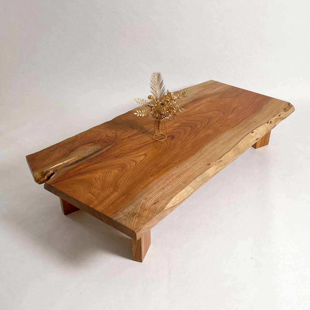 KIDO MEIMOKU 欅一枚板リビングテーブル｜180cm(6人掛け) – 【公式