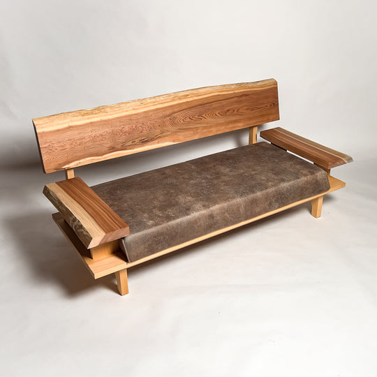 No.1987N　吉野杉（よしのすぎ）/一枚板ソファ