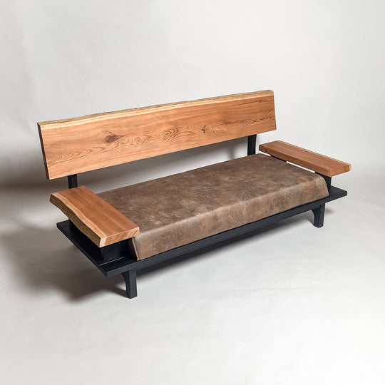 No.2002B　吉野杉（よしのすぎ）/一枚板ソファ