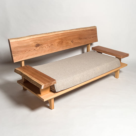 No.2002N　吉野杉（よしのすぎ）/一枚板ソファ