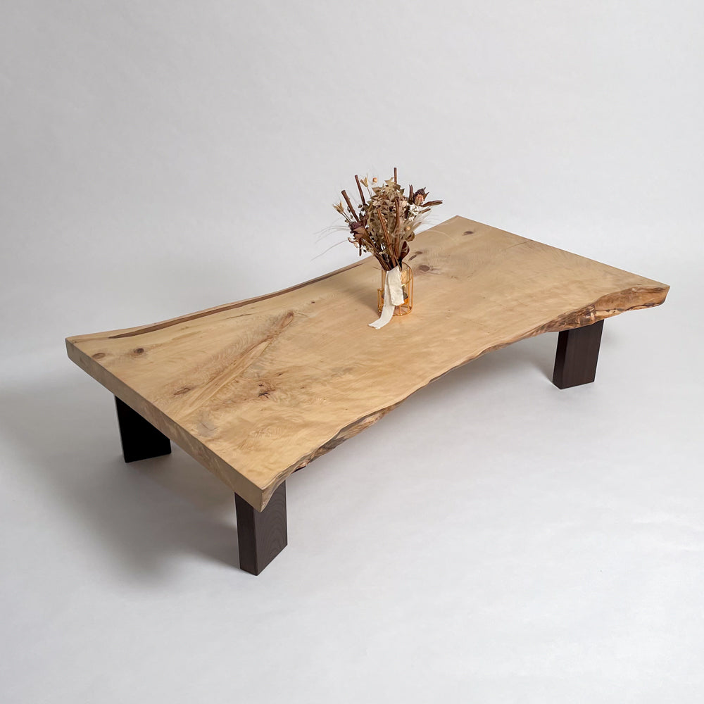 一枚板 座卓 天然木 ローテーブル -704- - 座卓・ちゃぶ台