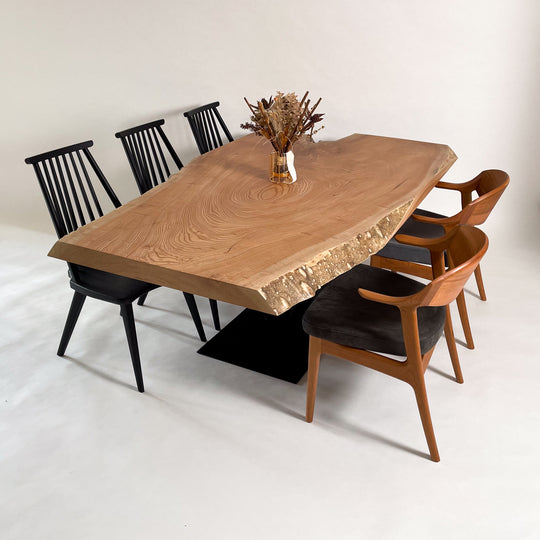 No.1686　欅（けやき）/一枚板ダイニングテーブル