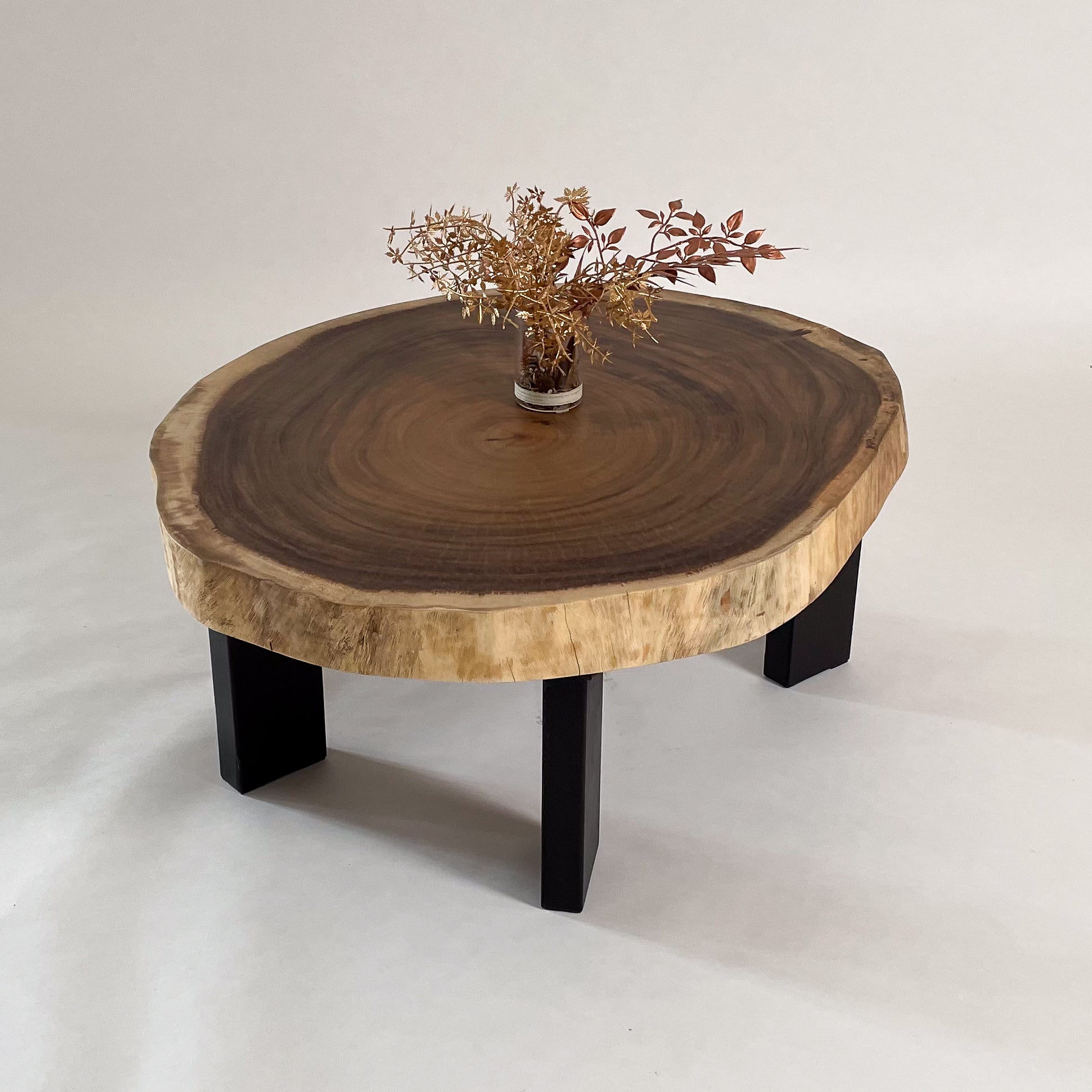 No.1846　モンキーポッド/一枚板ローテーブル