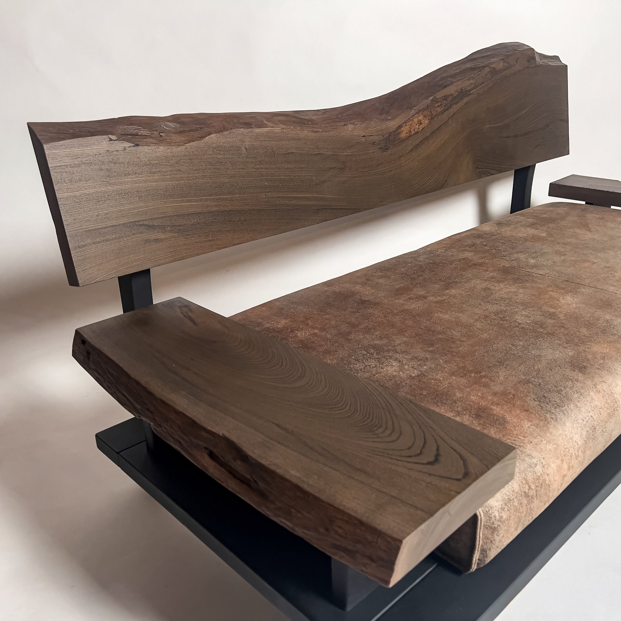 No.2279B　神代欅（じんだいけやき）/天然無垢 一枚板ソファ