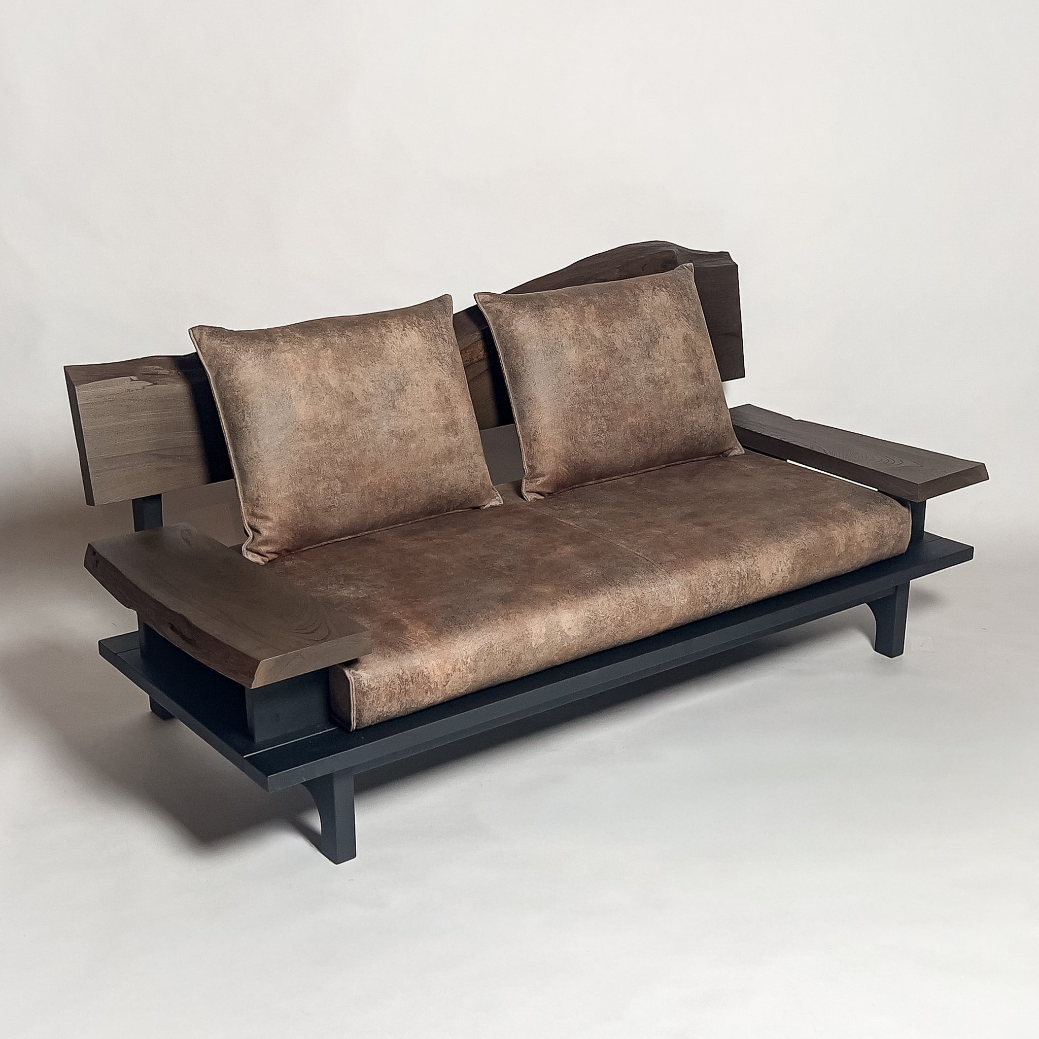 No.2279B　神代欅（じんだいけやき）/天然無垢 一枚板ソファ