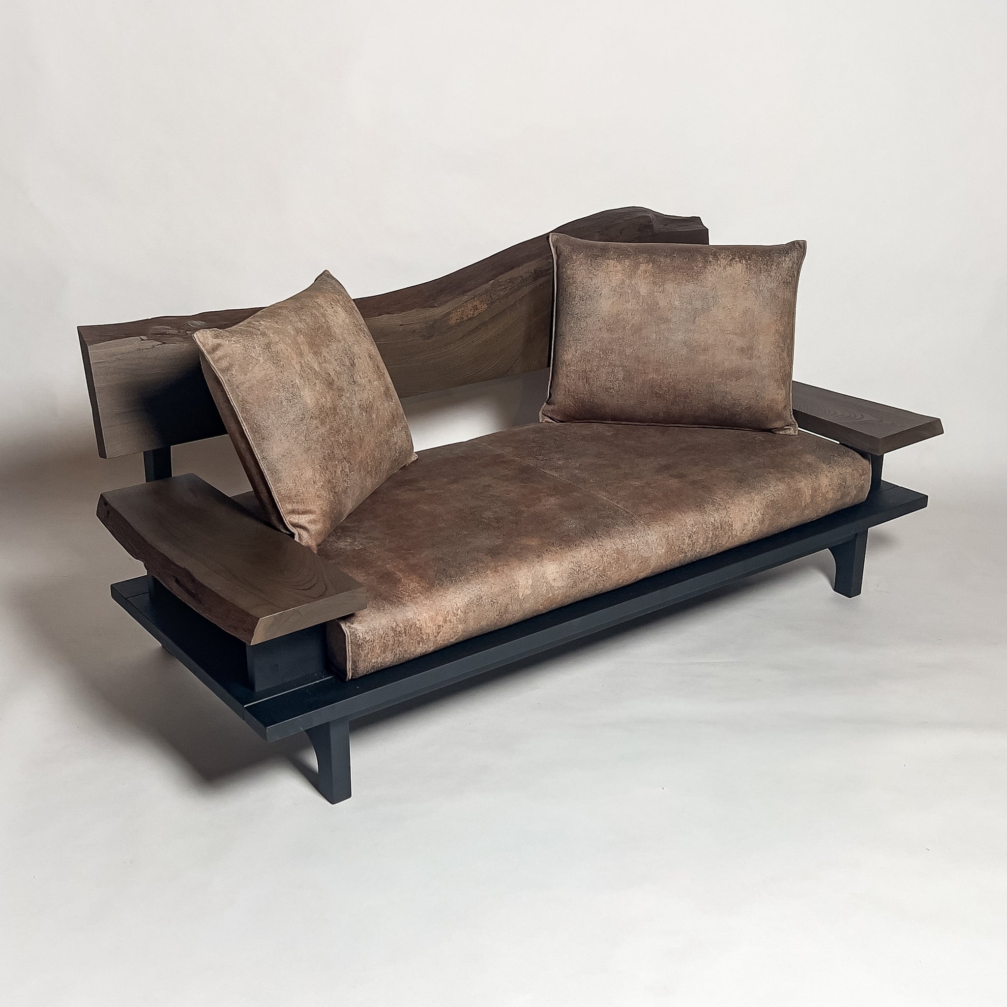 No.2279B　神代欅（じんだいけやき）/天然無垢 一枚板ソファ