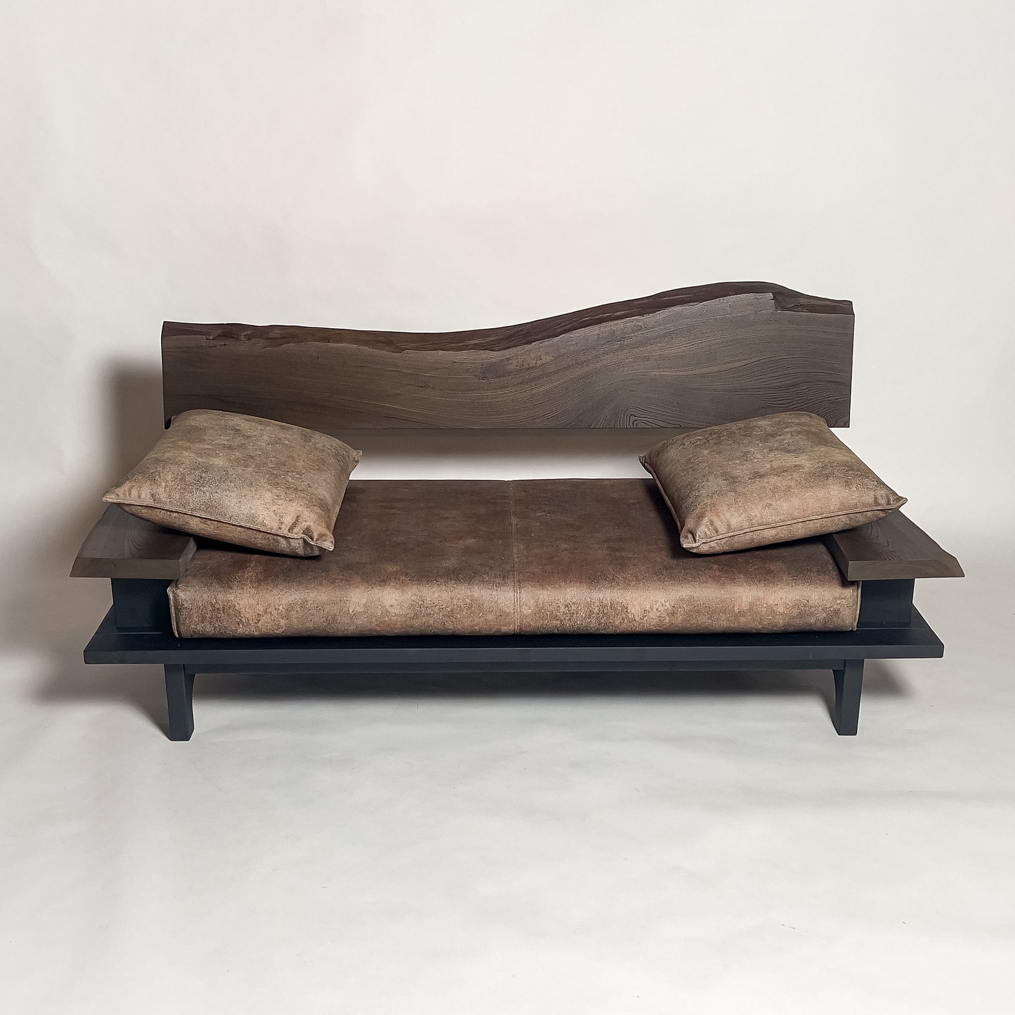 No.2279B　神代欅（じんだいけやき）/天然無垢 一枚板ソファ