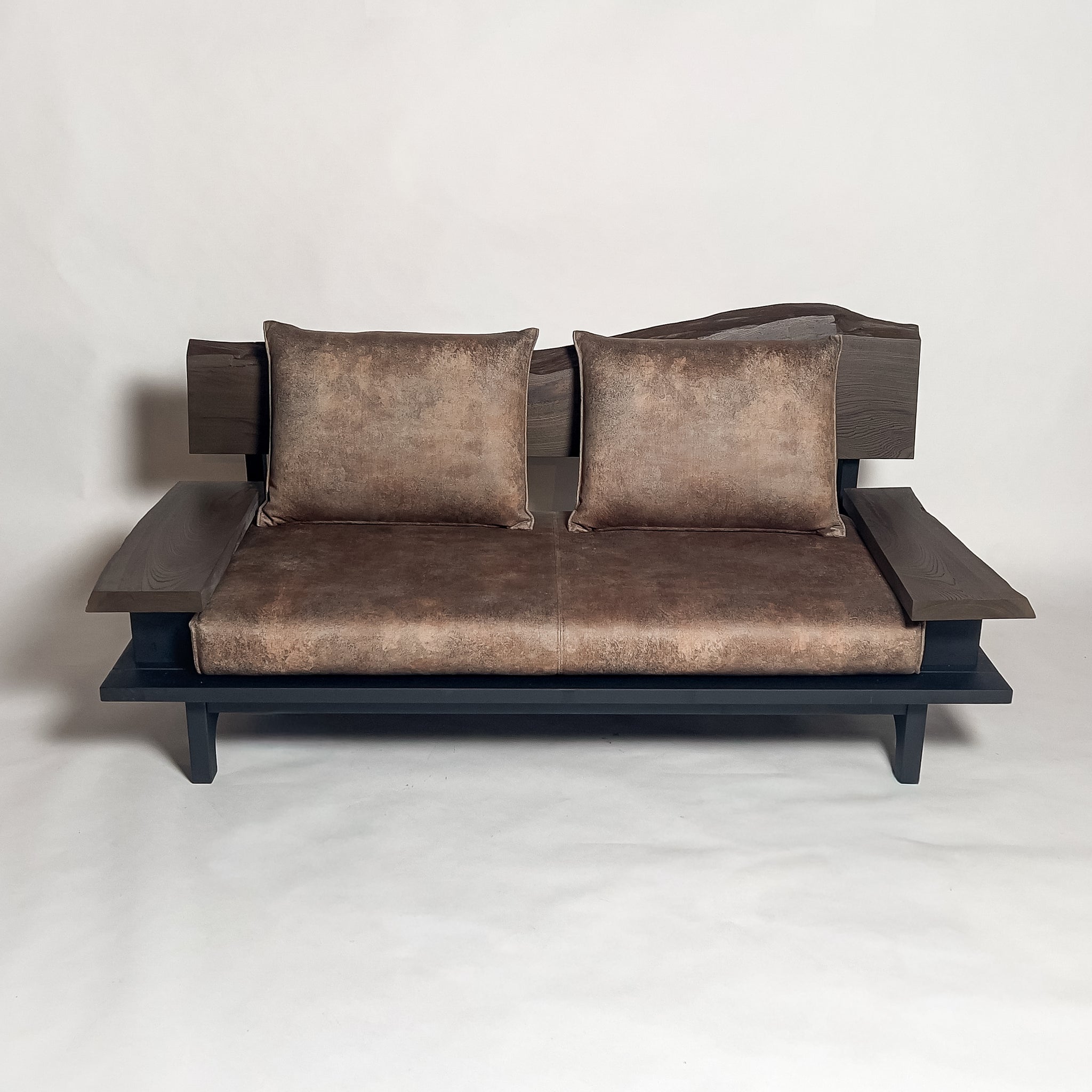 No.2279B　神代欅（じんだいけやき）/天然無垢 一枚板ソファ