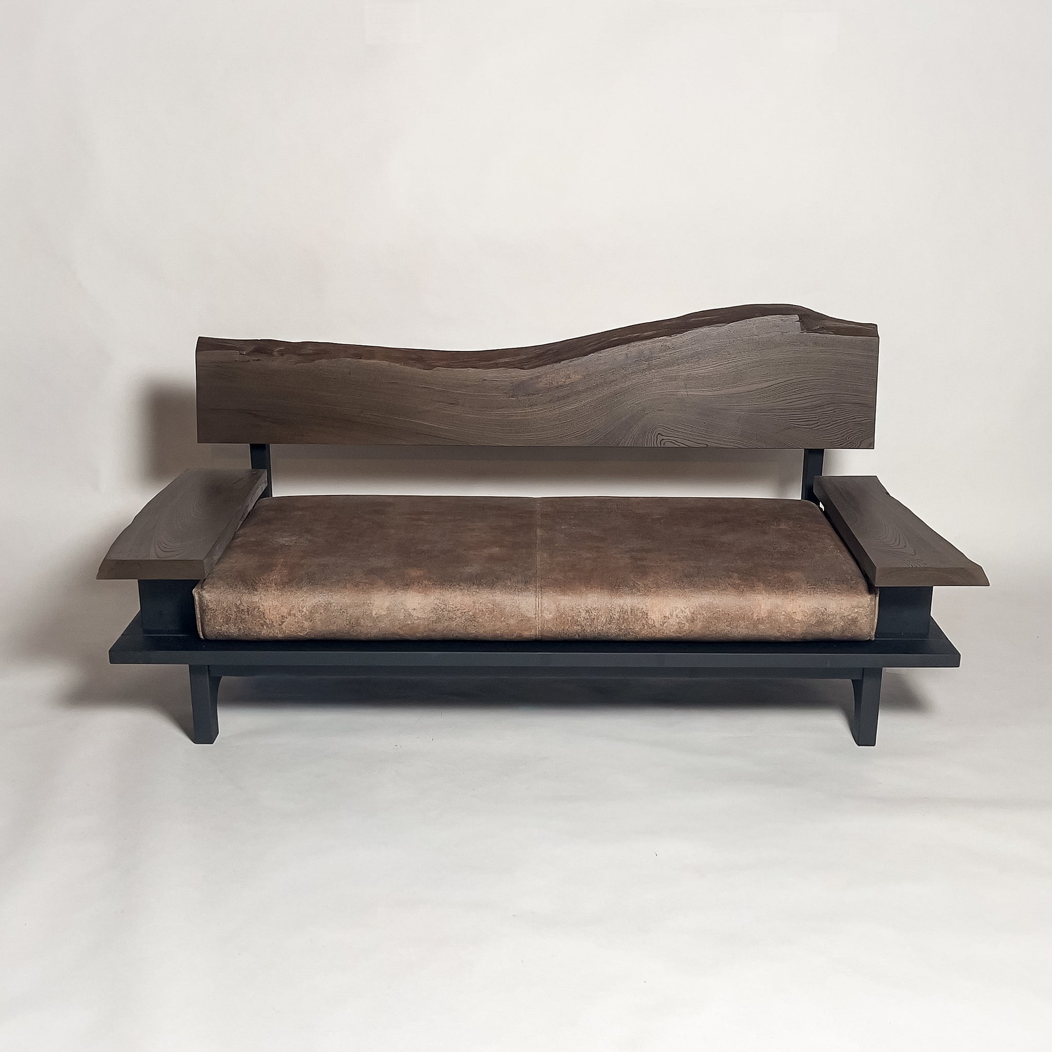 No.2279B　神代欅（じんだいけやき）/天然無垢 一枚板ソファ