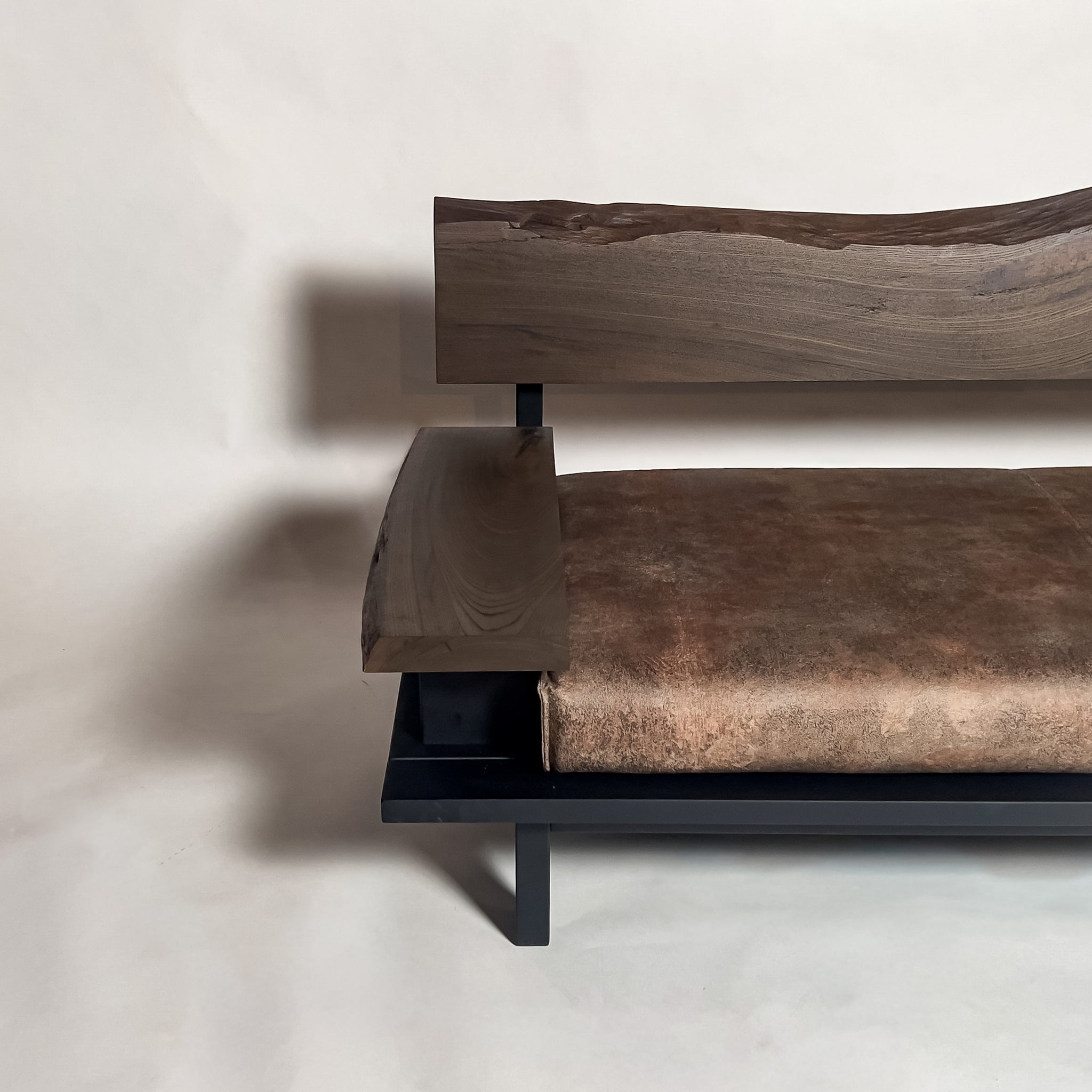 No.2279B　神代欅（じんだいけやき）/天然無垢 一枚板ソファ