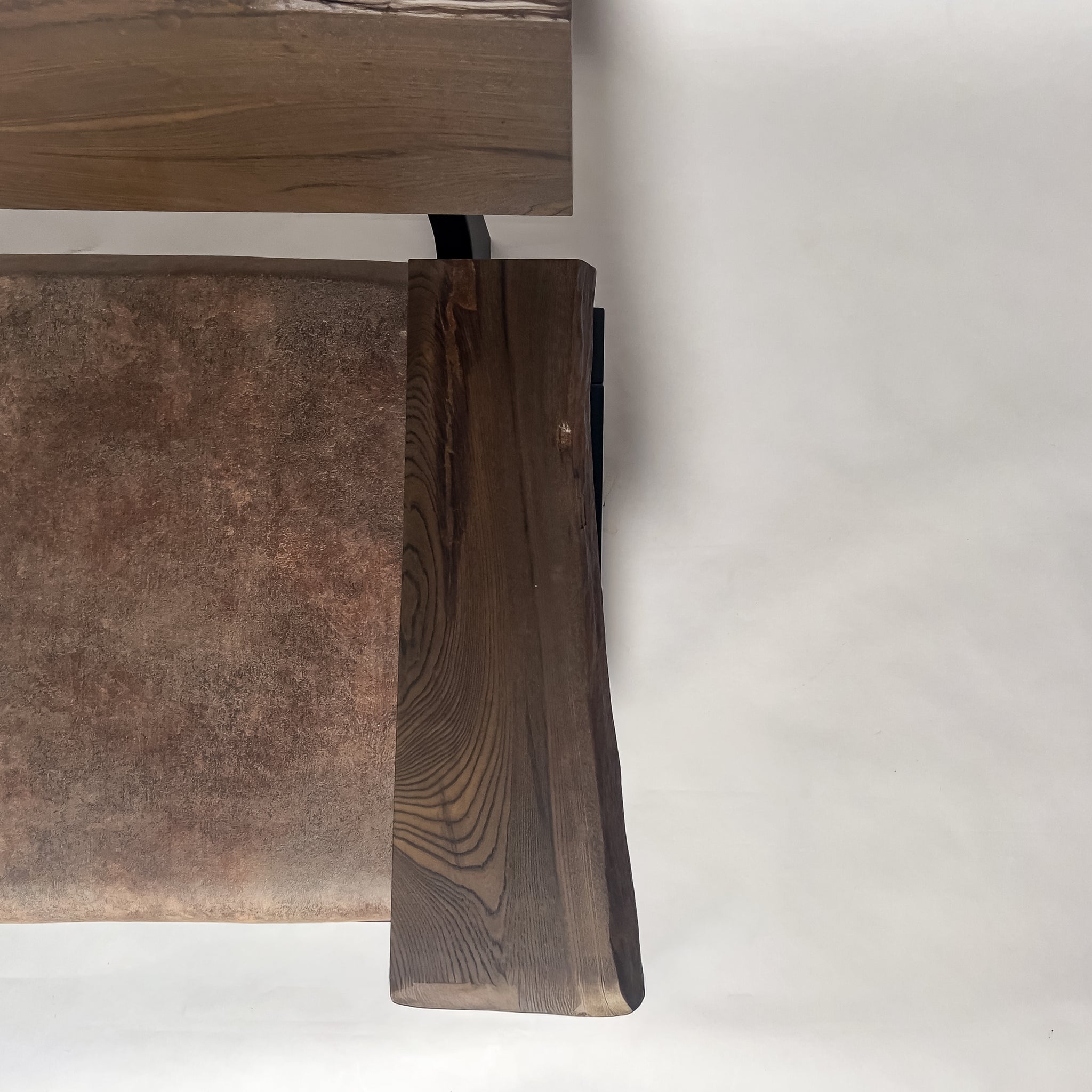 No.2279B　神代欅（じんだいけやき）/天然無垢 一枚板ソファ