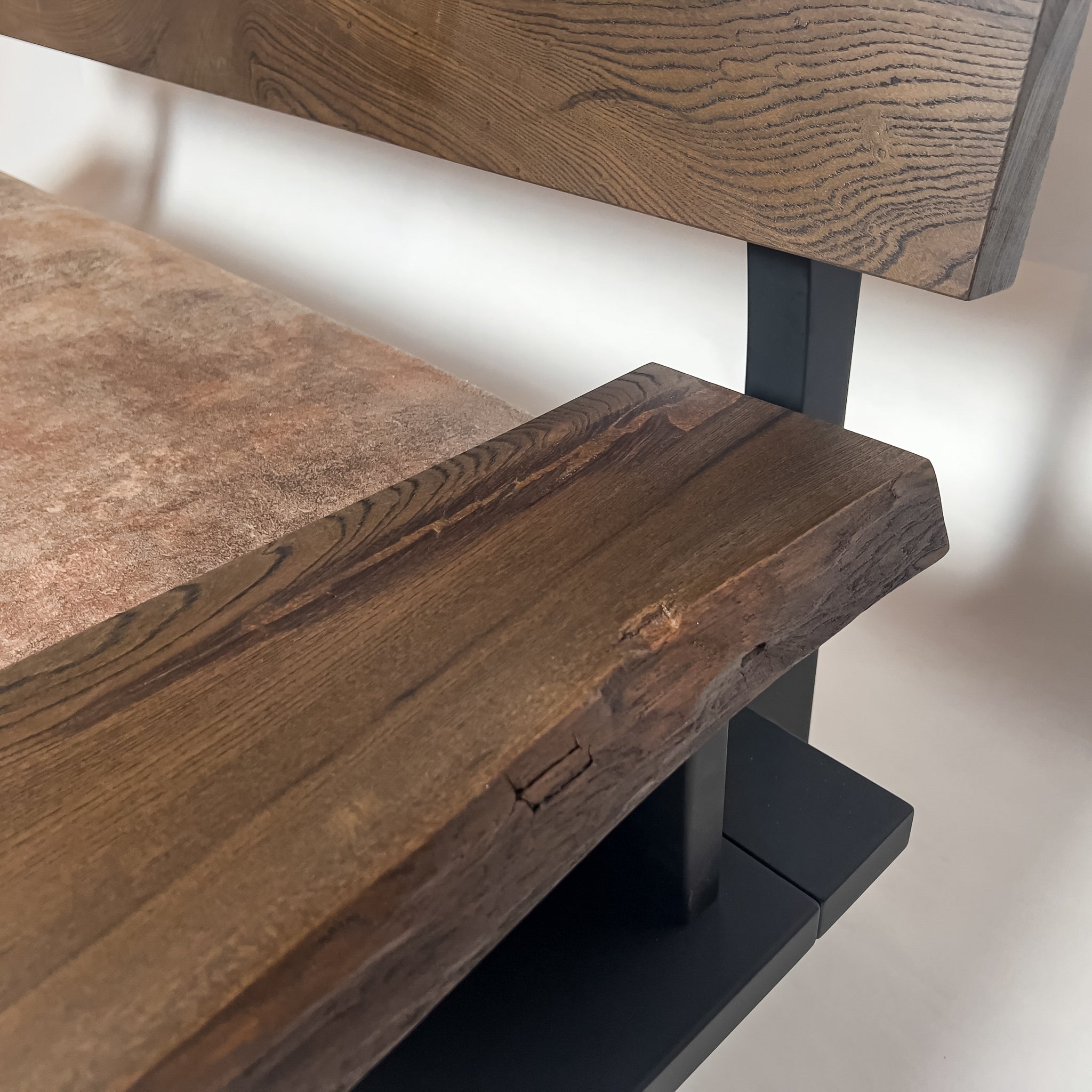 No.2279B　神代欅（じんだいけやき）/天然無垢 一枚板ソファ