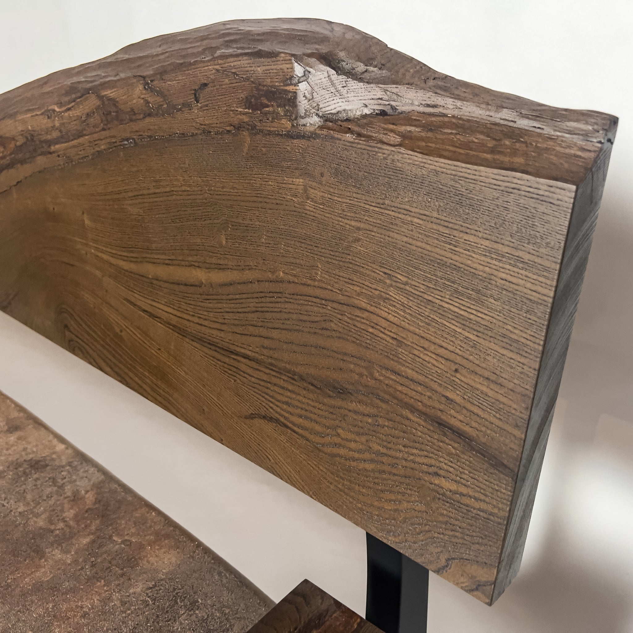 No.2279B　神代欅（じんだいけやき）/天然無垢 一枚板ソファ