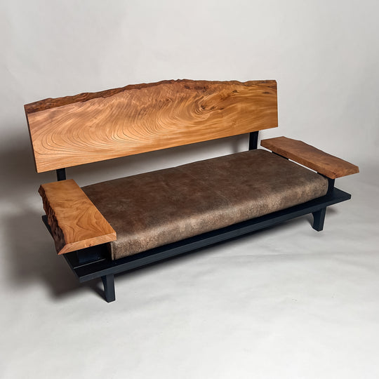 No.2035B　欅（けやき）/一枚板ソファ