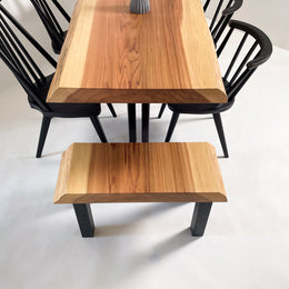 No.1909　吉野杉/一枚板ダイニングテーブル/& OSOROISU