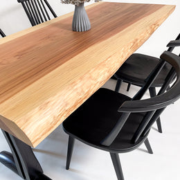 No.1909　吉野杉/一枚板ダイニングテーブル/& OSOROISU