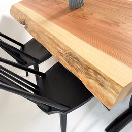 No.1909　吉野杉/一枚板ダイニングテーブル/& OSOROISU