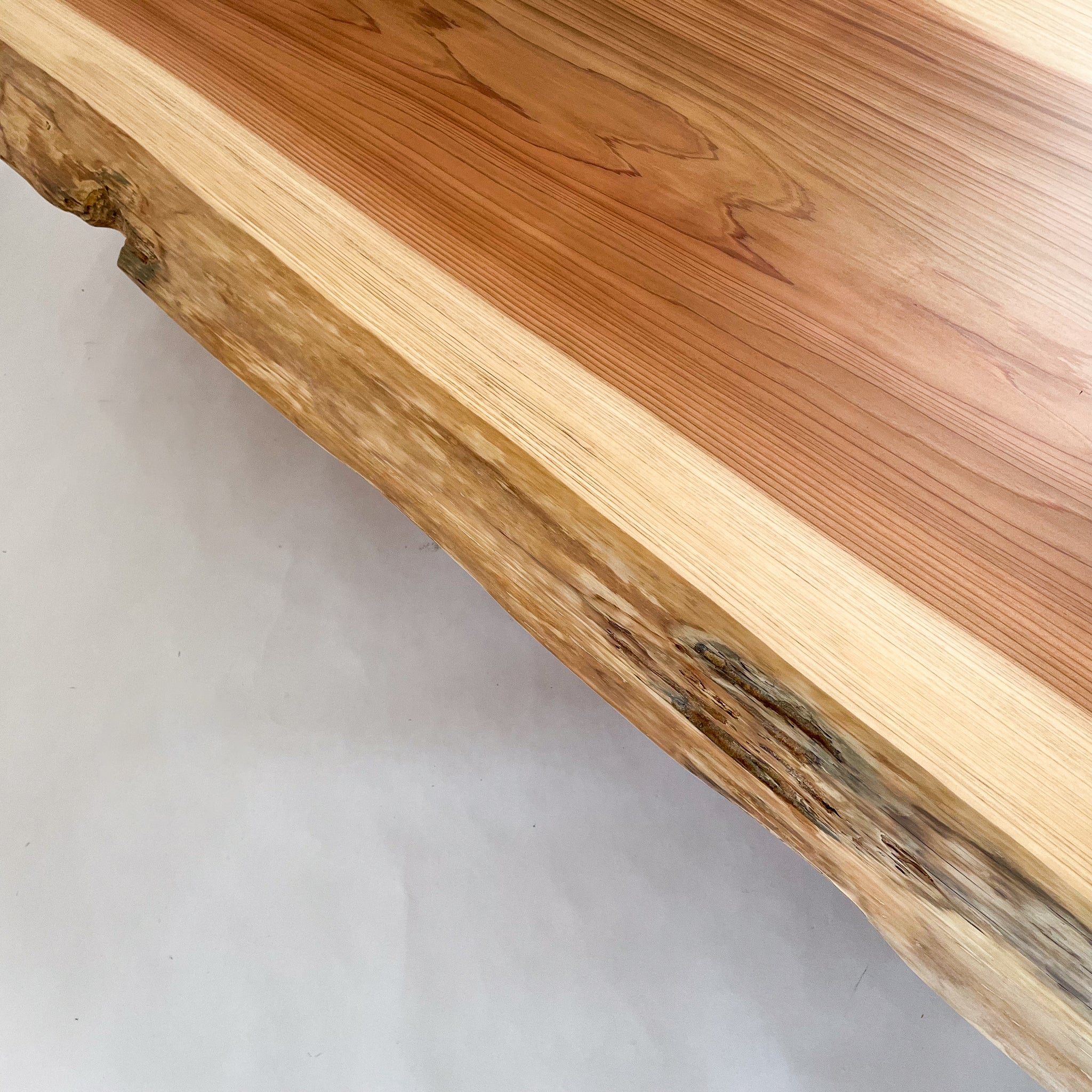 No.1909　吉野杉/一枚板ダイニングテーブル/& OSOROISU