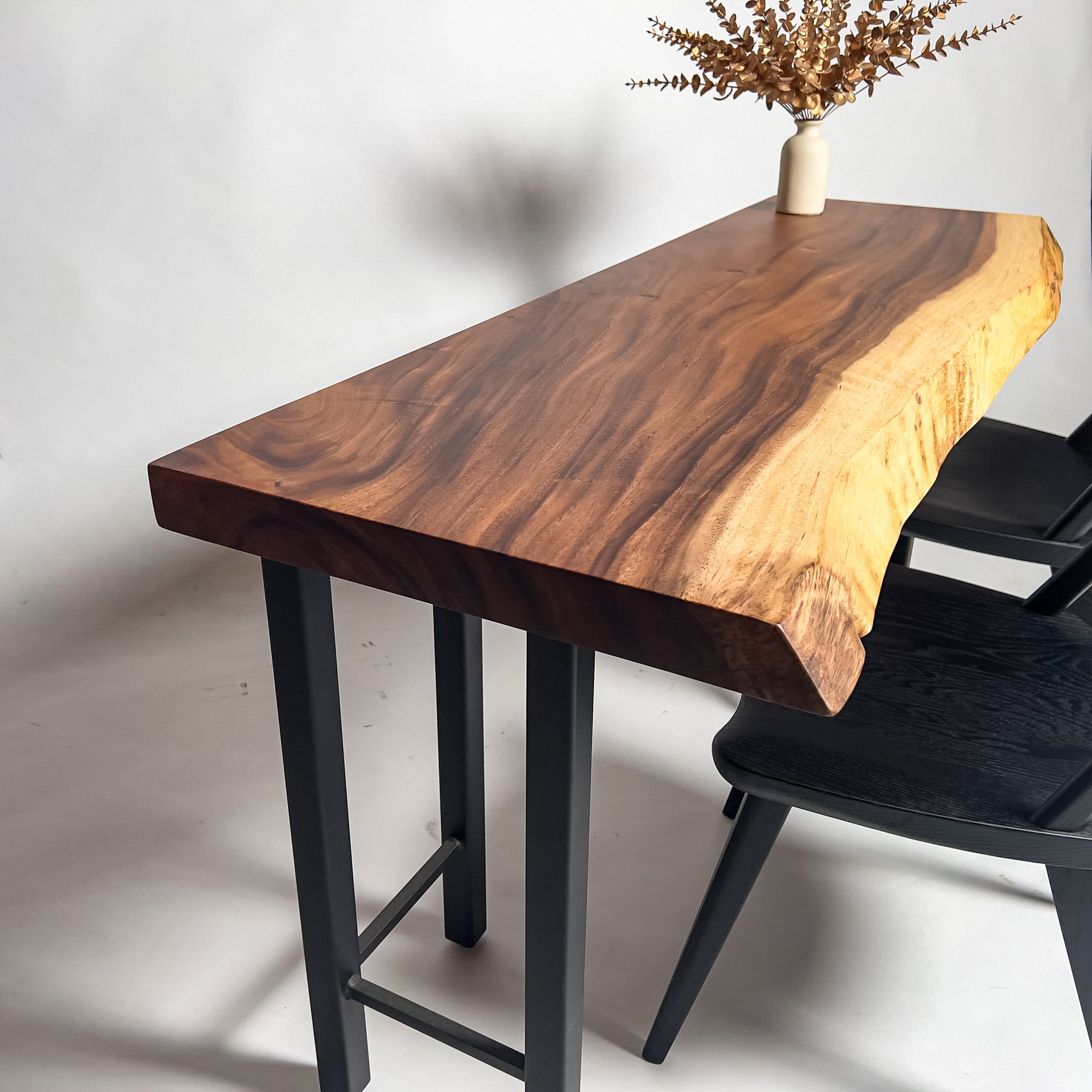 KIDOMEIMOKU モンキーポッド一枚板カウンター｜150cm(2人掛け