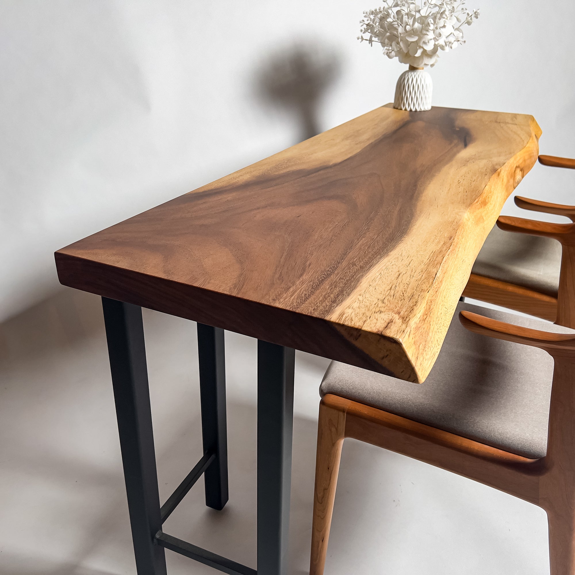 No.2057　モンキーポッド/一枚板カウンター