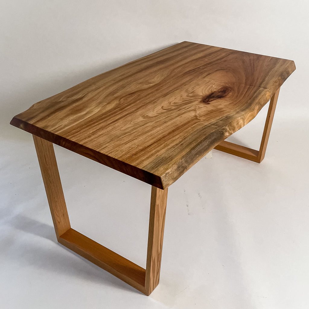 2楠　楠の木　赤楠　１枚板　テーブル　天然乾燥　ＤＩＹ　ハンドメイド KIDOMEIMOKU 楠一枚板ダイニングテーブル｜150cm(4人掛け
