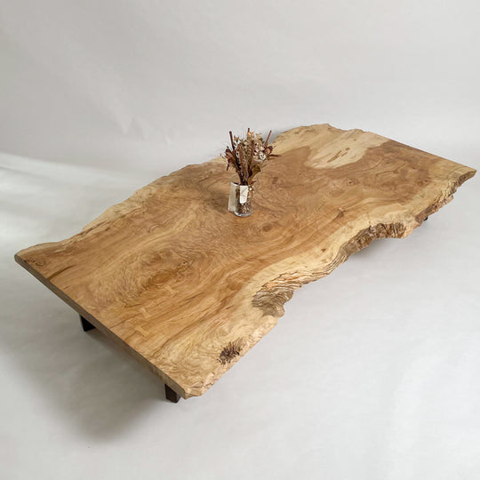 No.971　栃（とち）/一枚板座卓