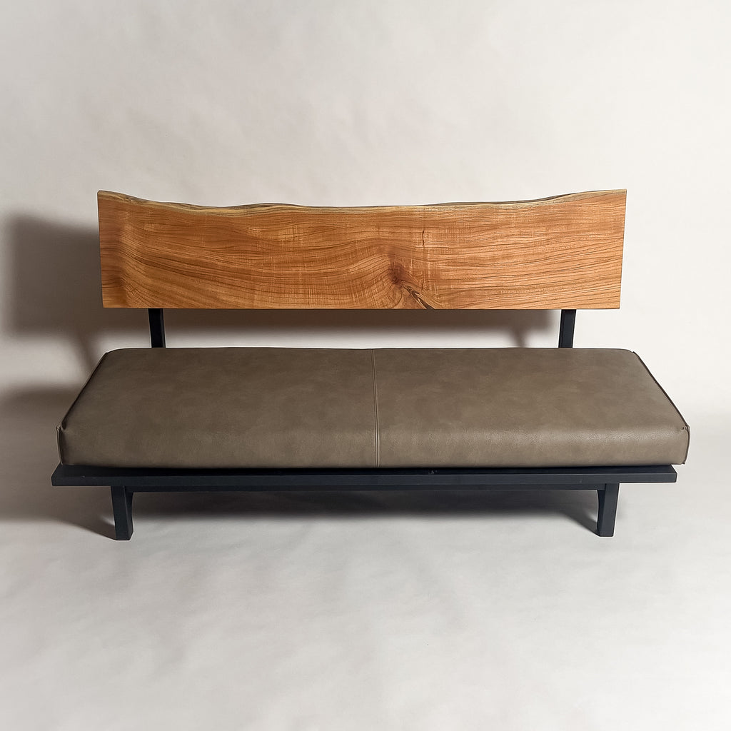 センダン 高級 一枚板ソファ 3人掛け 横 クッションなし