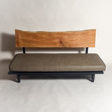 センダン 高級 一枚板ソファ 3人掛け 横 クッションなし