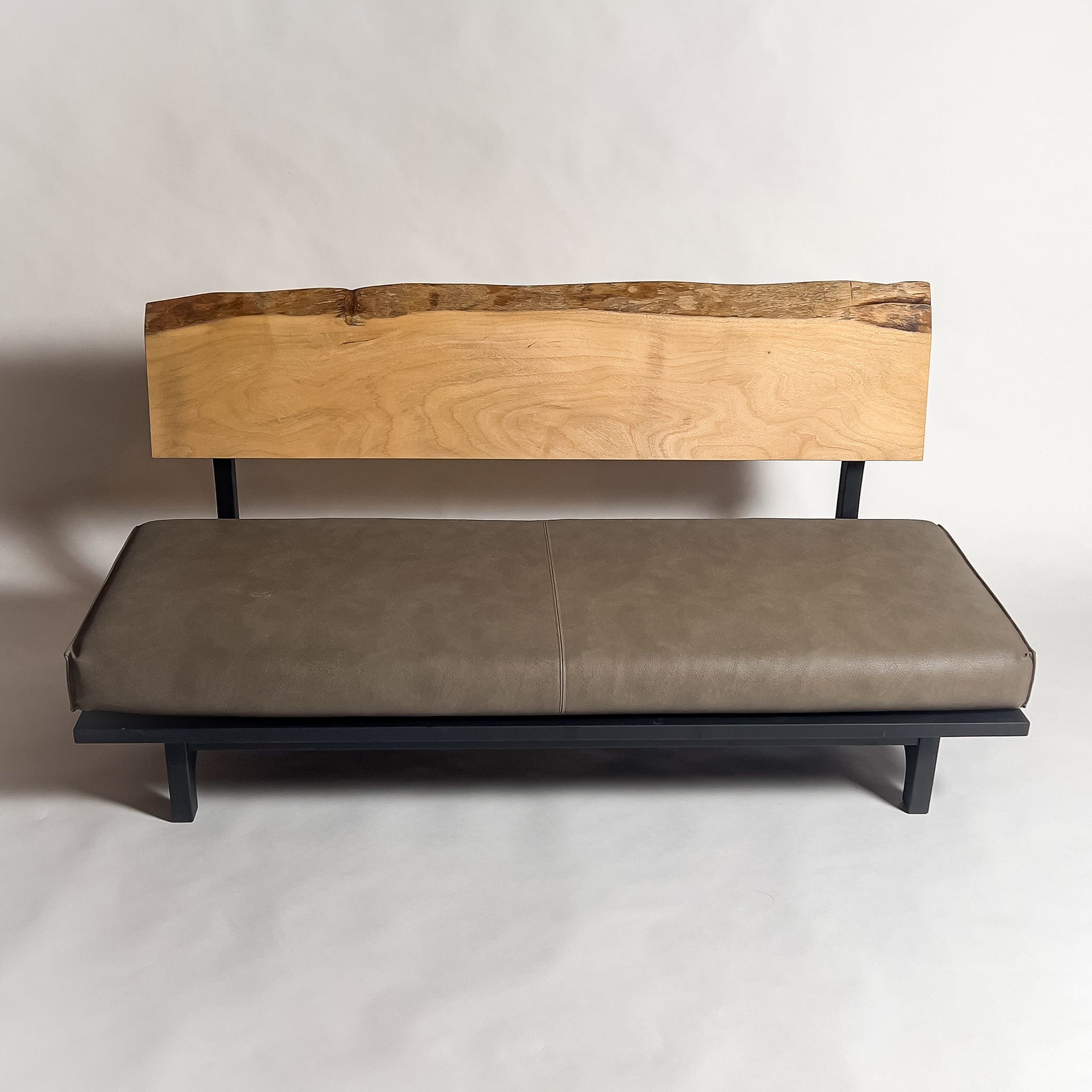 楠 天然木 一枚板ソファ 3人掛け 横 クッションなし