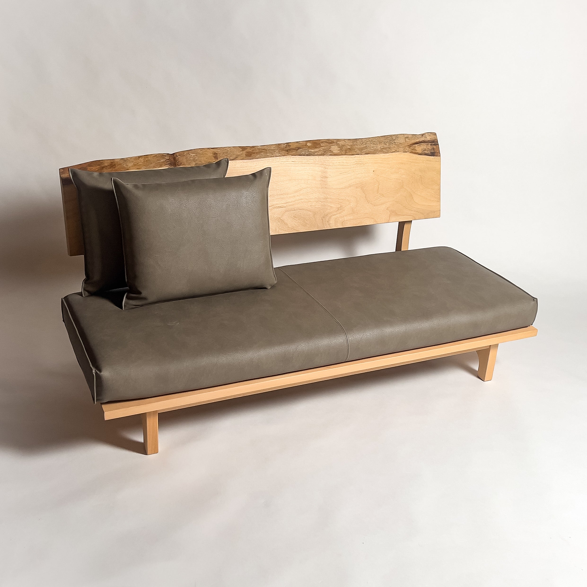 No.2034N3　楠（くす）/天然無垢 一枚板ソファ