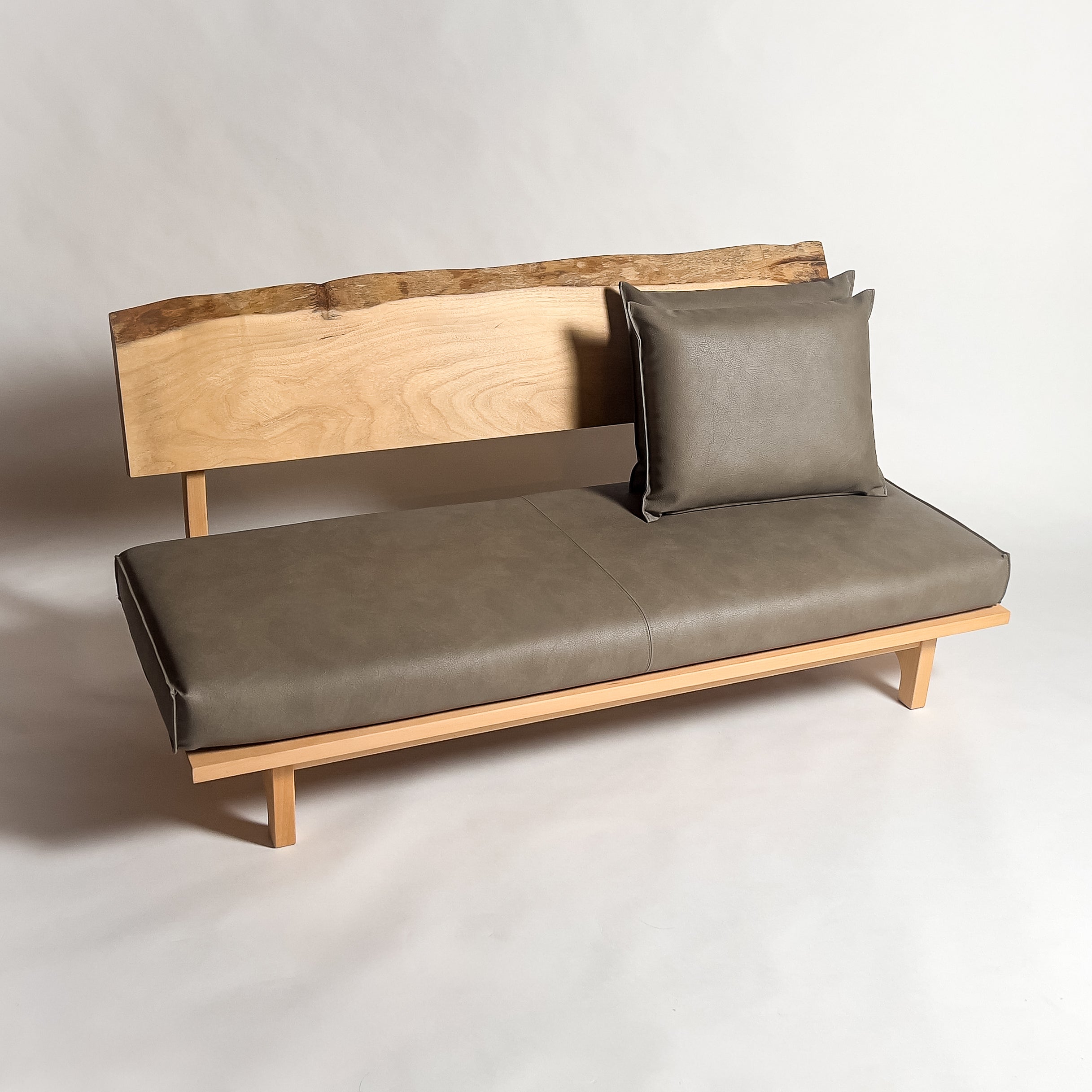 No.2034N3　楠（くす）/天然無垢 一枚板ソファ