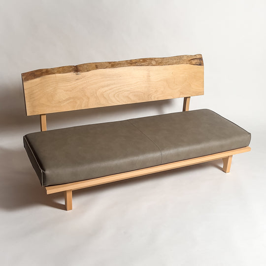No.2034N3　楠（くす）/天然無垢 一枚板ソファ