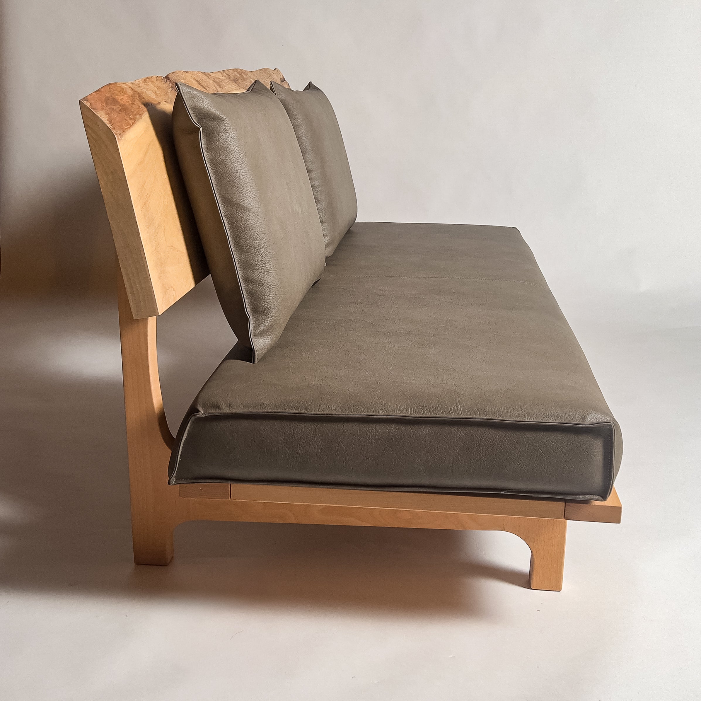 No.2034N3　楠（くす）/天然無垢 一枚板ソファ