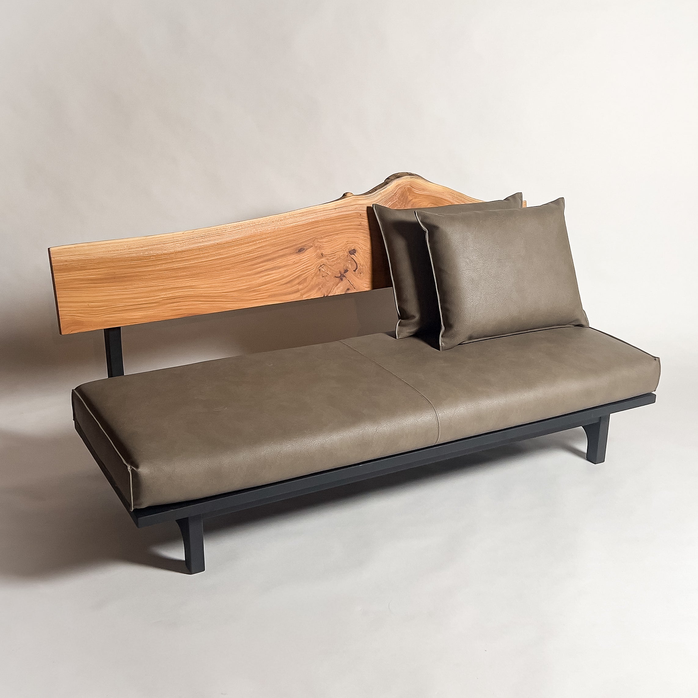 No.1985B3　欅（けやき）/天然無垢 一枚板ソファ