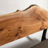 No.1985B3　欅（けやき）/天然無垢 一枚板ソファ