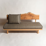 No.1985N3　欅（けやき）/天然無垢 一枚板ソファ