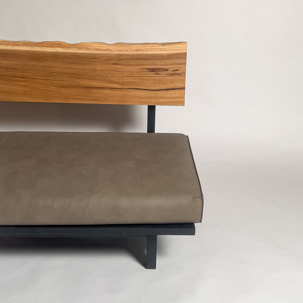 モンキーポッド 無垢材 一枚板ソファ 3人掛け 横右半分 クッションなし