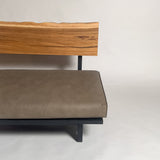 モンキーポッド 無垢材 一枚板ソファ 3人掛け 横右半分 クッションなし