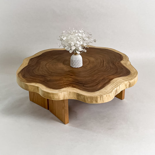 No.2017　モンキーポッド/一枚板ローテーブル