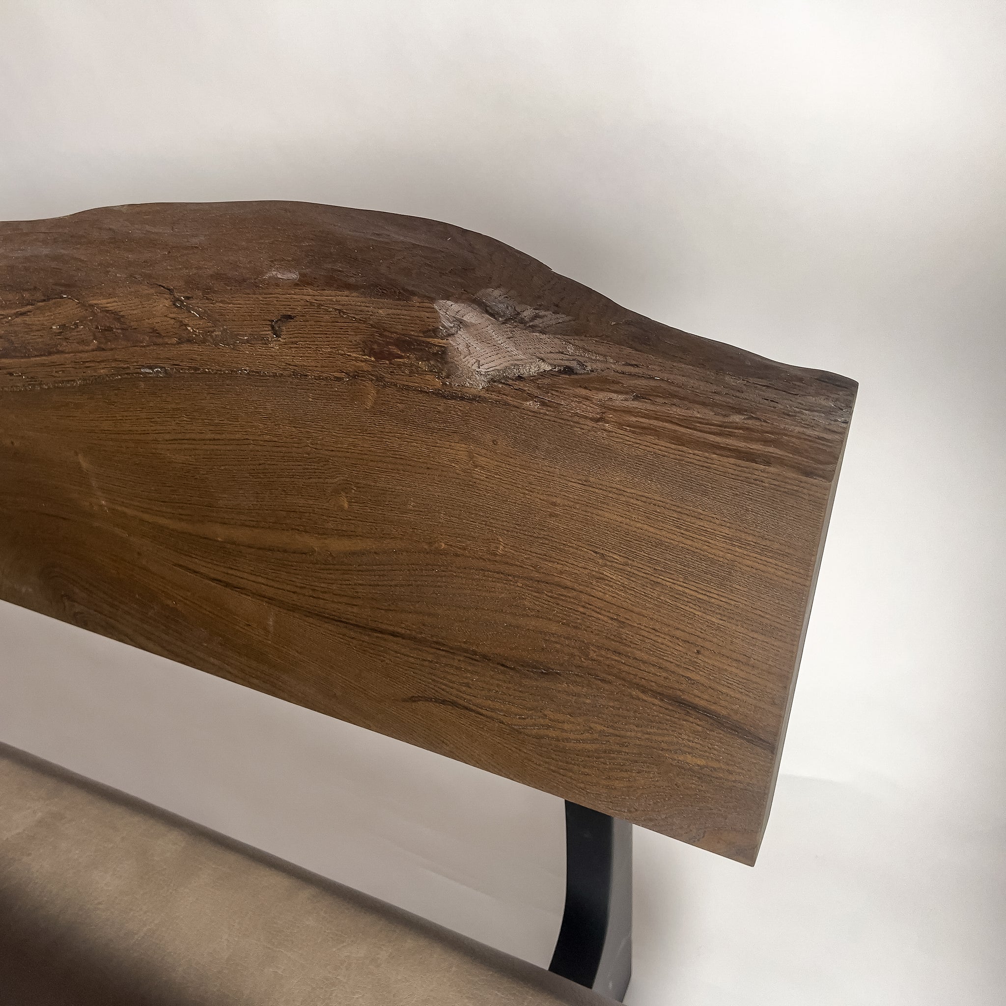 No.2051B3　神代欅（じんだいけやき）/天然無垢 一枚板ソファ