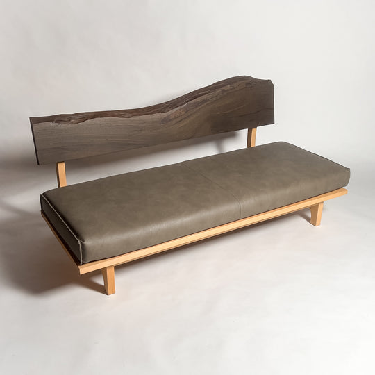 No.2051N3　神代欅（じんだいけやき）/天然無垢 一枚板ソファ