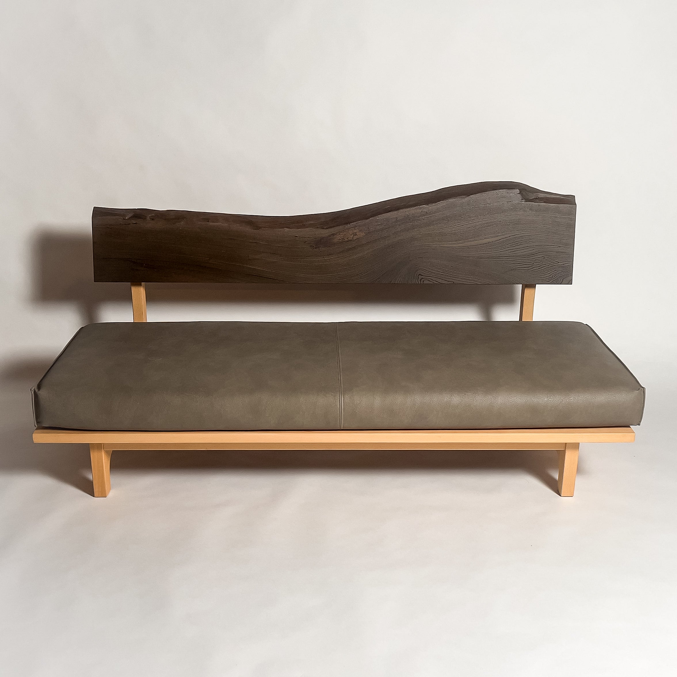 No.2051N3　神代欅（じんだいけやき）/天然無垢 一枚板ソファ