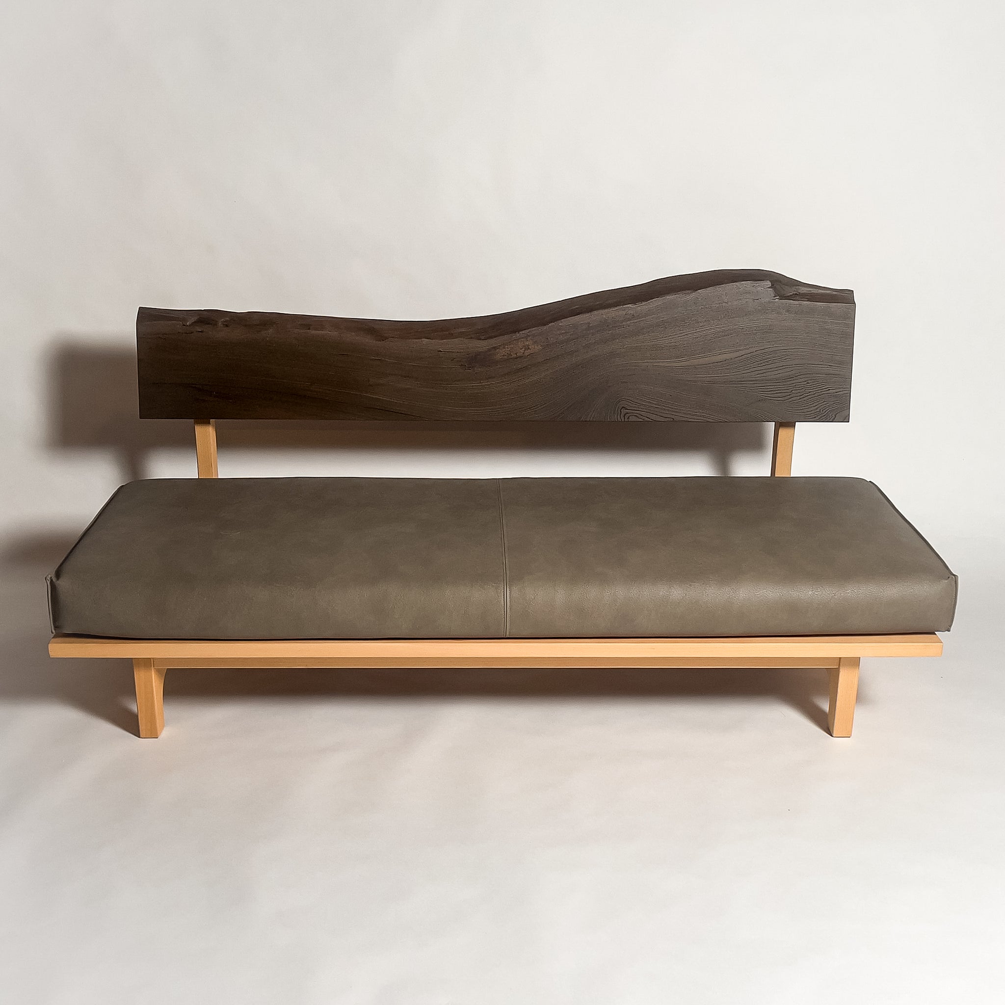 No.2051N3　神代欅（じんだいけやき）/天然無垢 一枚板ソファ