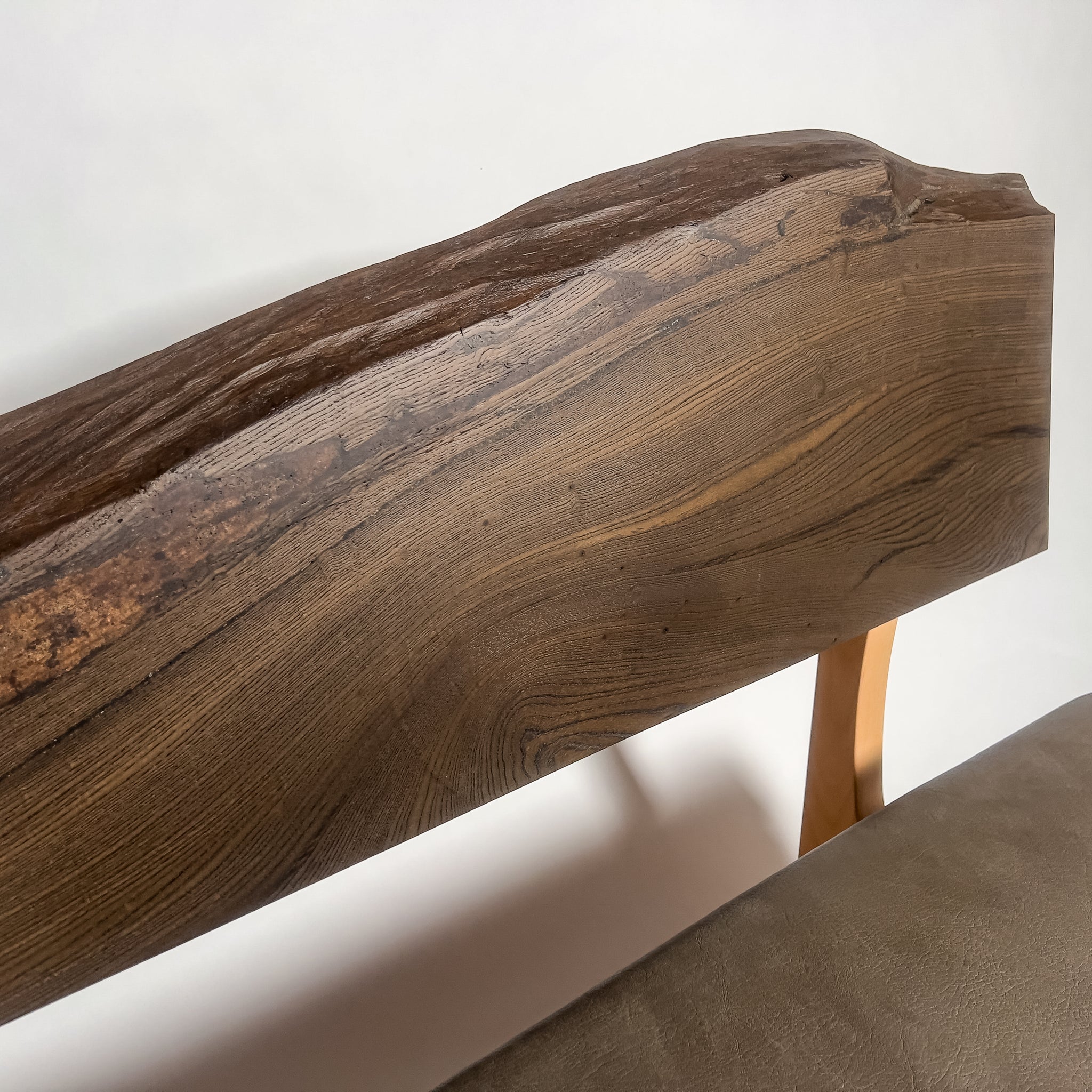 No.2051N3　神代欅（じんだいけやき）/天然無垢 一枚板ソファ