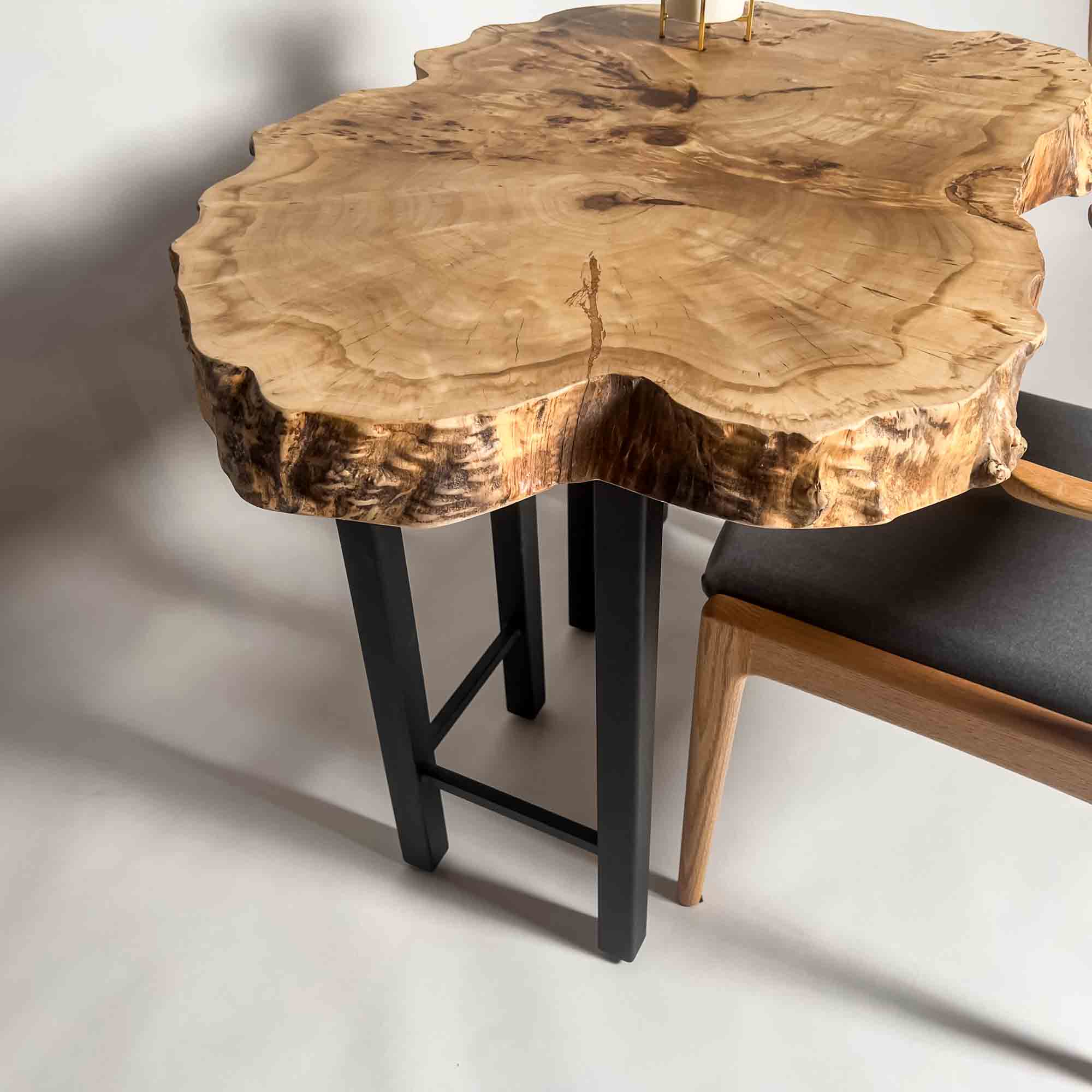 No.2133　ポプラ/一枚板デスク