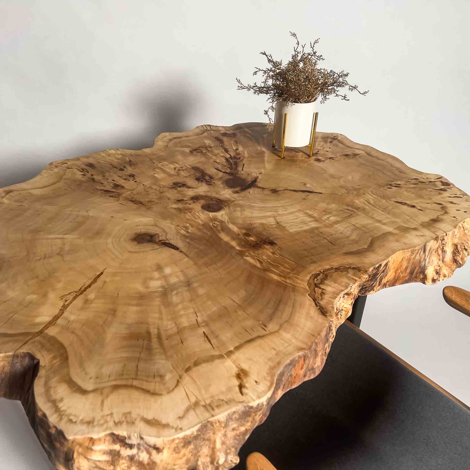 No.2133　ポプラ/一枚板デスク