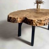 No.2133　ポプラ/一枚板ローテーブル